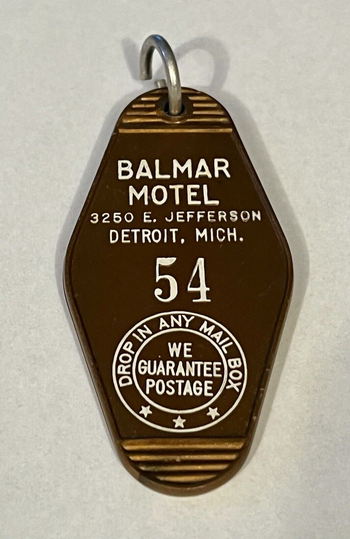 Balmar Motel - Key Fob (newer photo)
